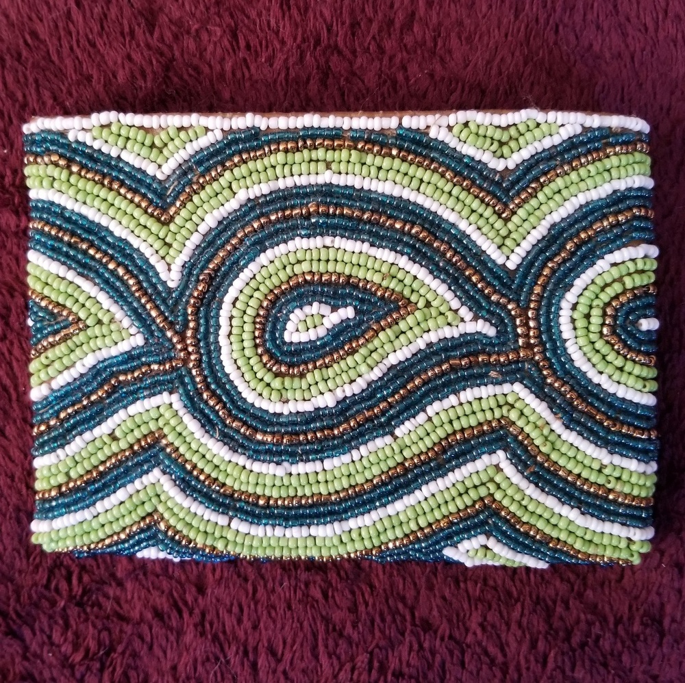 Beachy beaded purse